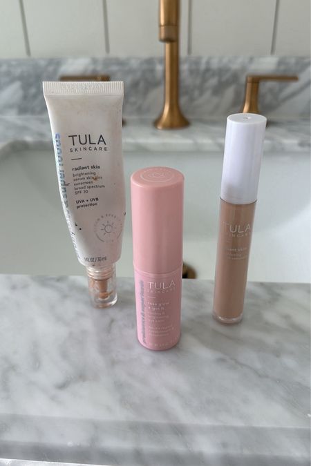 Code BRITT gets 15% off! 

No makeup, makeup kind of day!!! Love the combo of these three! They provide enough coverage to feel put together but doesn’t feel heavy on your face or like you have makeup on! You can also layer the skin tint for more coverage when you want!! And the eye balm is my #1 Tula fav! Perks your eyes right up!! 

Wearing color 120 in concealer 
Wearing 09 in skin tint 


Tula skincare, Tula skin tint, Tula eye balm, Tula concealer 