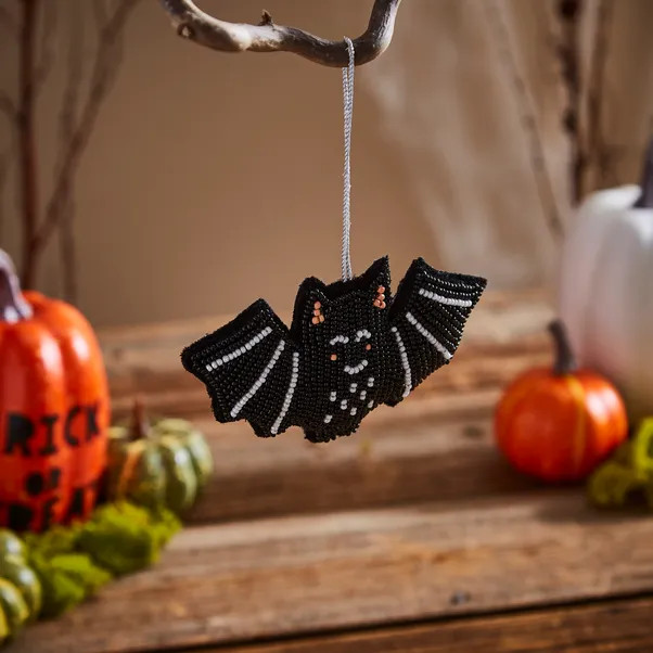 Beaded Bat Hanging Decoration | Dunelm