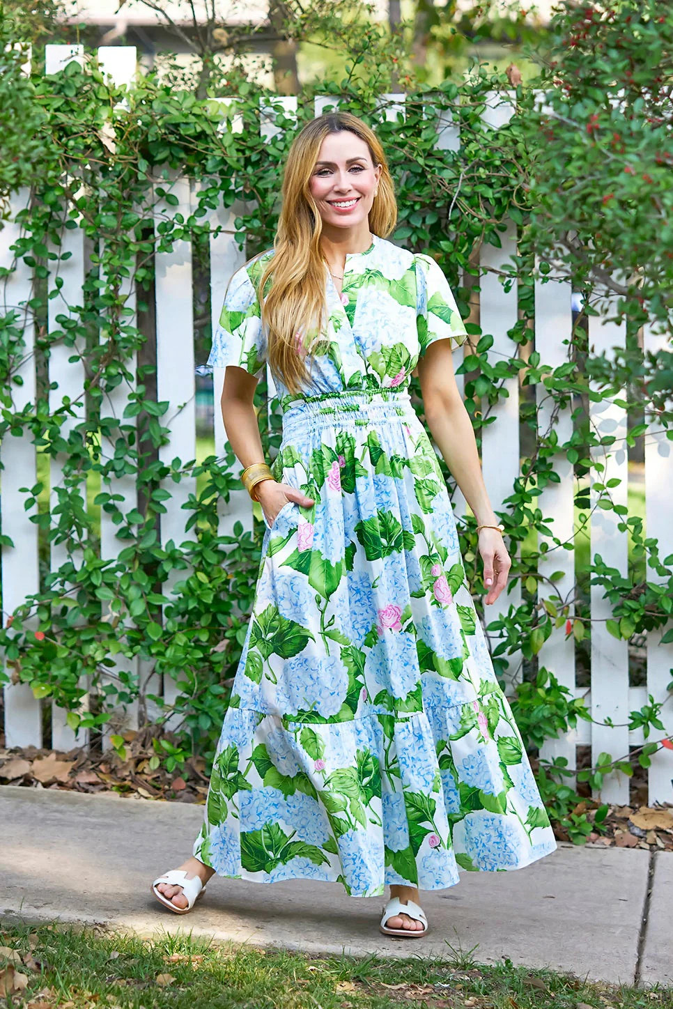 Sheridan French I Spring 2026 I Eloise Dress in Classic Hydrangea | Sheridan French