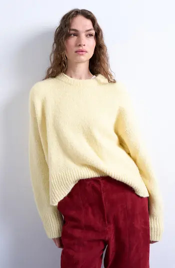 Fluffy Crewneck Sweater | Nordstrom Rack