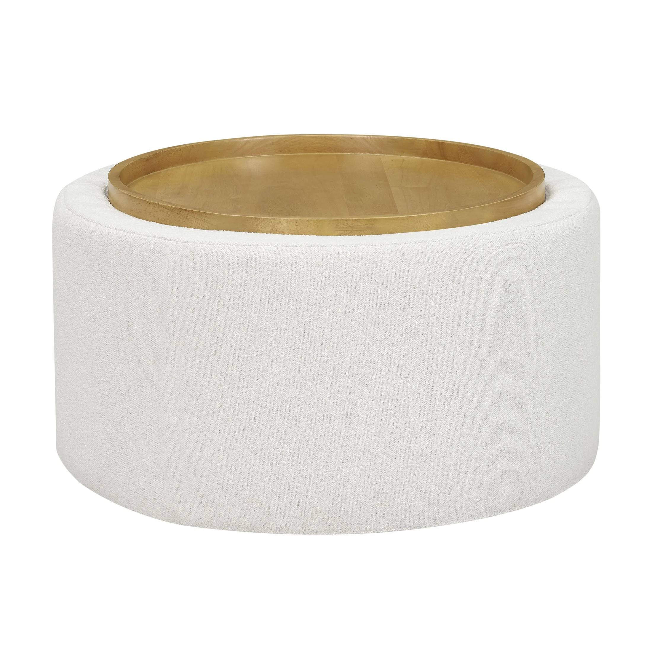 Beautiful Drew Stowaway Coffee Table with Storage by Drew Barrymore, Cream - Walmart.com | Walmart (US)