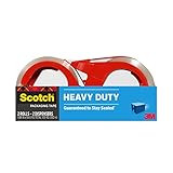 Scotch Heavy Duty Packaging Tape, 1.88" x 54.6 yd, Designed for Packing, Shipping and Mailing, Stron | Amazon (US)