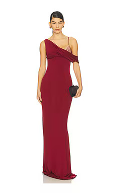 Bananhot Elektra Dress in Burgundy from Revolve.com | Revolve Clothing (Global)