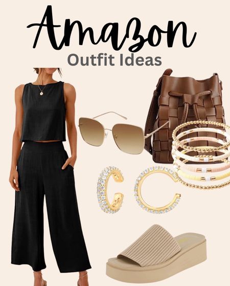Summer outfit idea from Amazon
Beach outfit, travel outfit, summer outfit ideas, jumpsuit, sunglasses, bags, purses, sandals, summer fashion, summer style, jewelry, travel, island, cruise, resort wear, date night, pantsuit, romper, amazon favorites, amazon fashion, amazon style
#amazonfashion #summeroutfit

#LTKstyletip #LTKfindsunder50 #LTKSeasonal