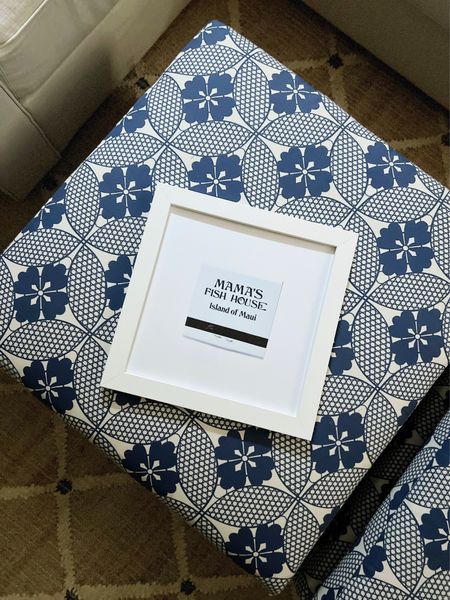 Love this matchbook print! 

The Inside upholstered square ottoman, Annie selke rug

#LTKhome