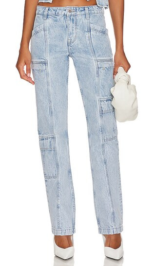 Naomi Low Rise Slim Cargo in Taos | Revolve Clothing (Global)