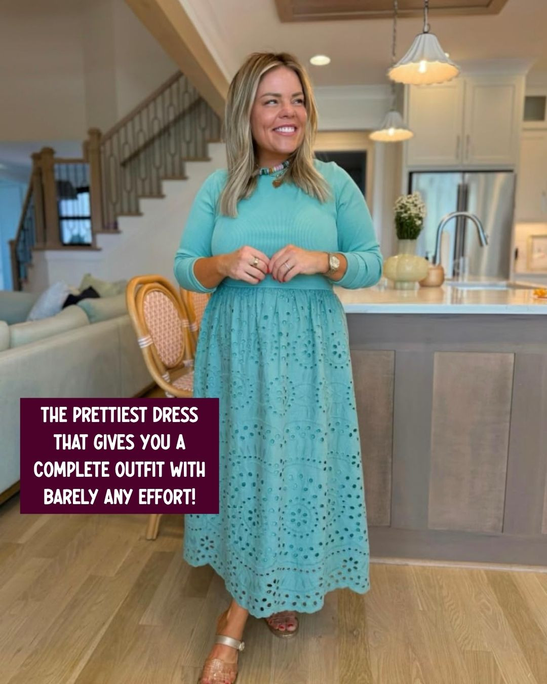 The prettiest dress that gives you a complete outfit with barely any effort!

#LTKgrwm #LTKootd #LTKSeasonal
