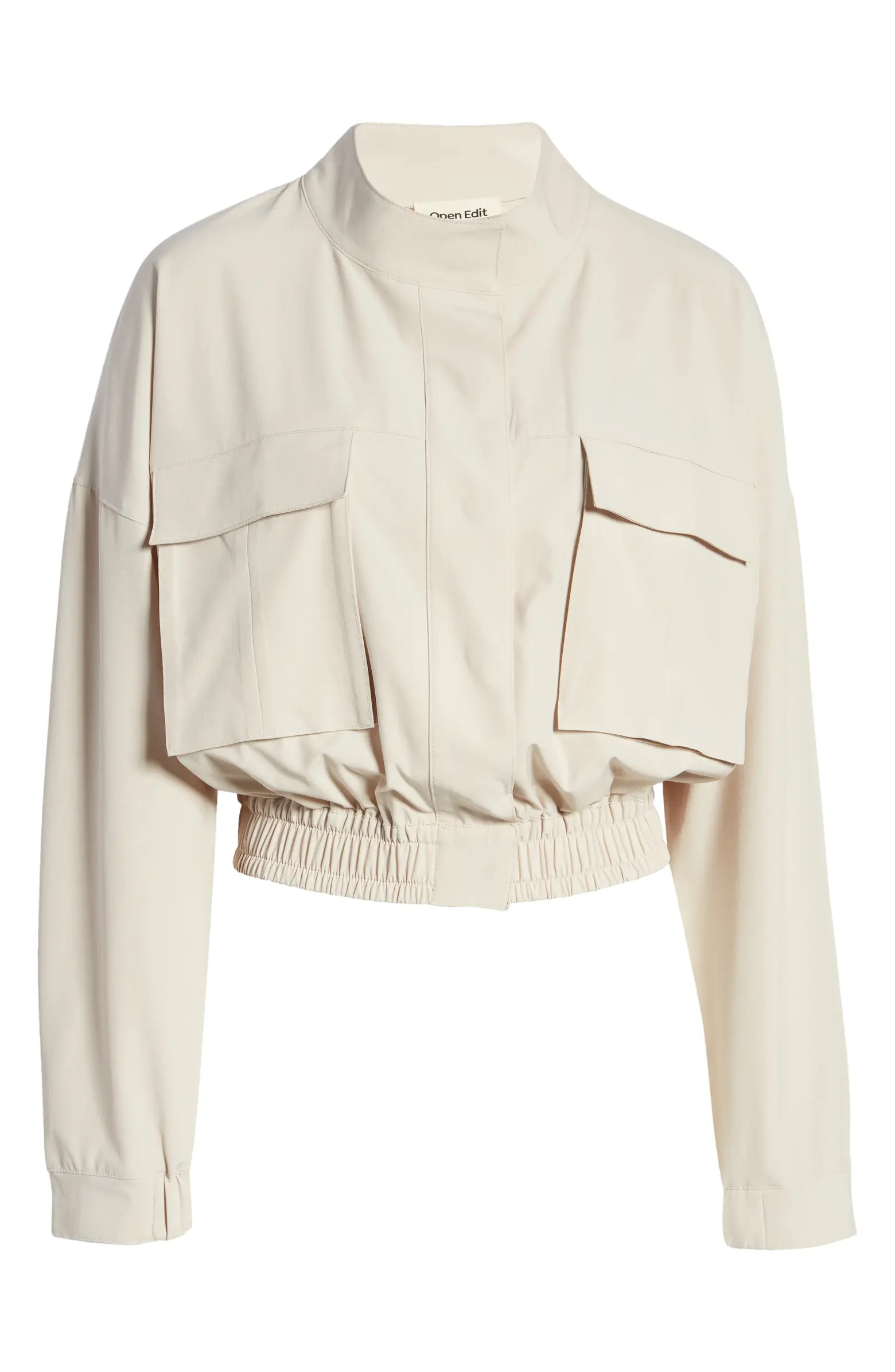 Open Edit Crop Utility Jacket | Nordstrom | Nordstrom