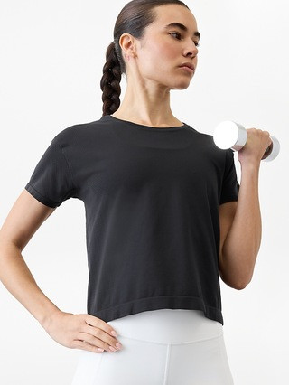 In Motion Seamless Relaxed Tee | Athleta