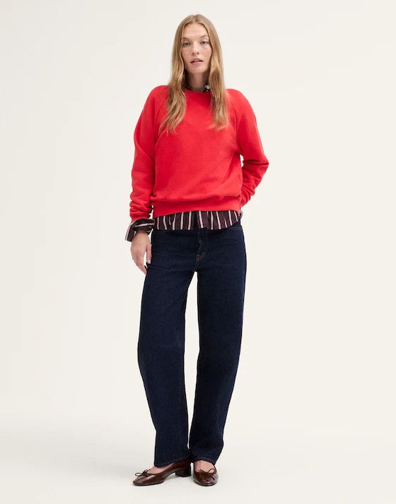 McCarren Crewneck Raglan Sweatshirt | Madewell