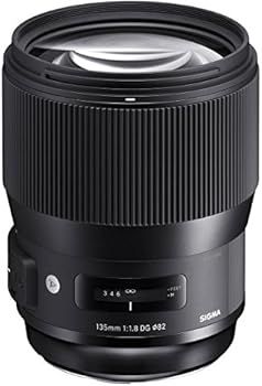 Sigma 135mm f/1.8 DG HSM IF Art Lens DSLR Cameras - Bundle with 82mm Filter Kit, Flex Lens Shade, Cl | Amazon (US)