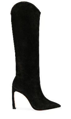 Schutz Maryana Sculpt Boot in Black from Revolve.com | Revolve Clothing (Global)