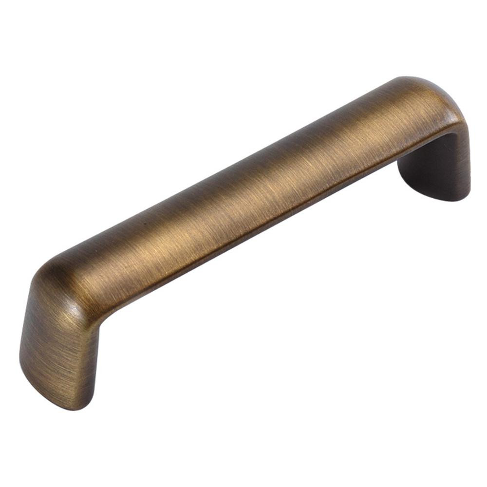 Hickory Hardware Williamsburg Collection 3 in. (76 mm) Center-to-Center Satin Dover Cabinet Door ... | The Home Depot