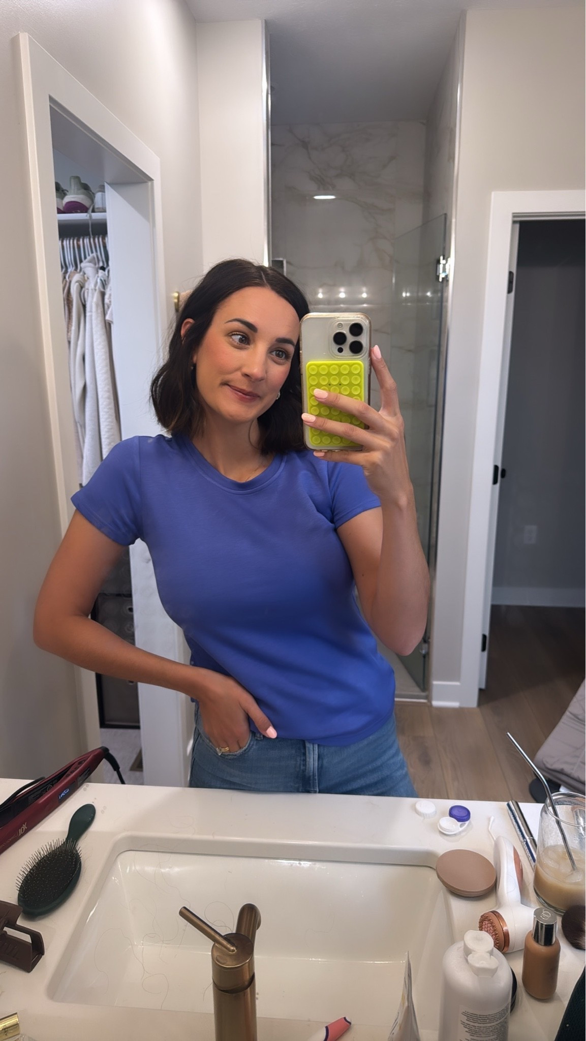 Absolutely love these basic tees! So soft! I’m wearing a size small.

#LTKgrwm #LTKootd #LTKmomlife