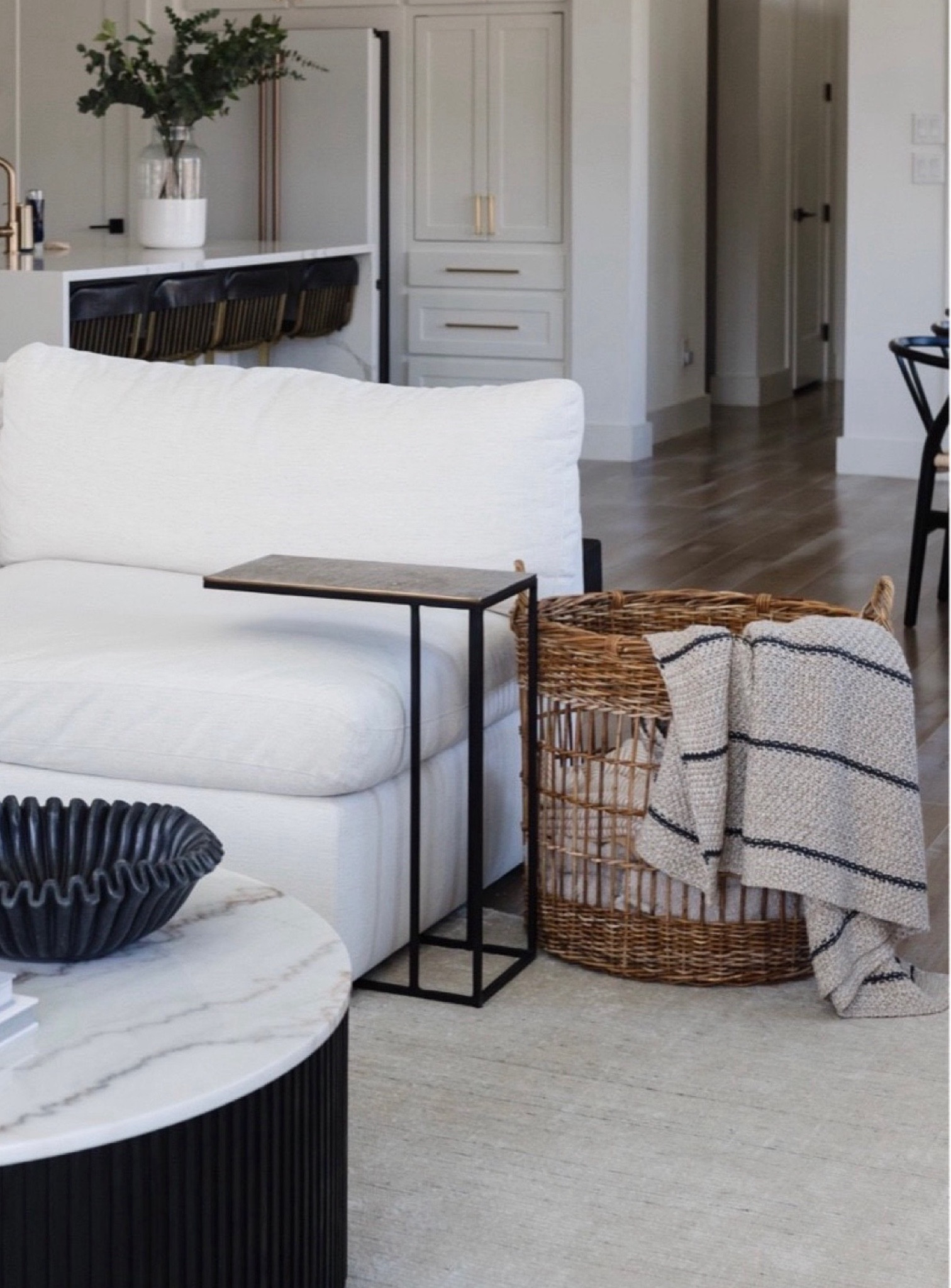 Round oversized basket that we use in our living room! I am normally not a fan of wicker, but the quality of this is incredible. Made from artisans in the Philippines and holds all of our blankets or daughter’s baby items. Looks pretty and is super functional! In sale for 60% off! 

#LTKHome #LTKStyleTip #LTKSaleAlert