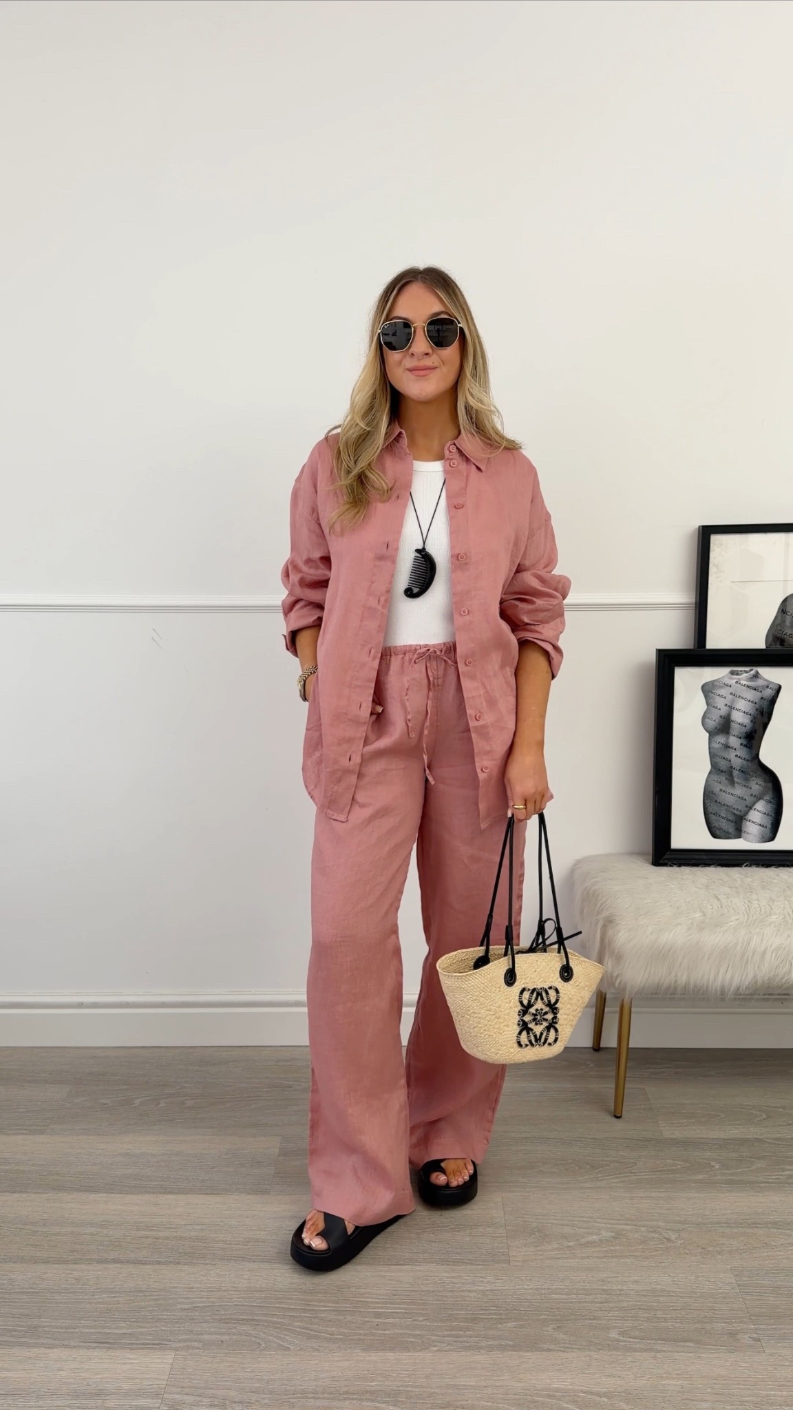 Holiday outfit. I wear xs in both the Linen shirt & trousers 

#LTKstyletip #LTKtravel #LTKsummer