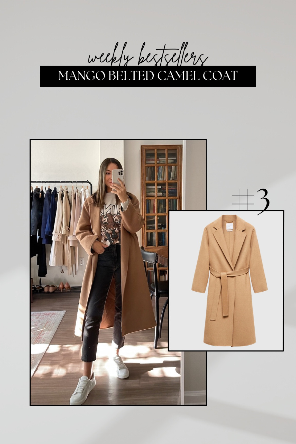 #3 bestseller - MANGO belted handmade coat



#LTKsalealert #LTKSeasonal