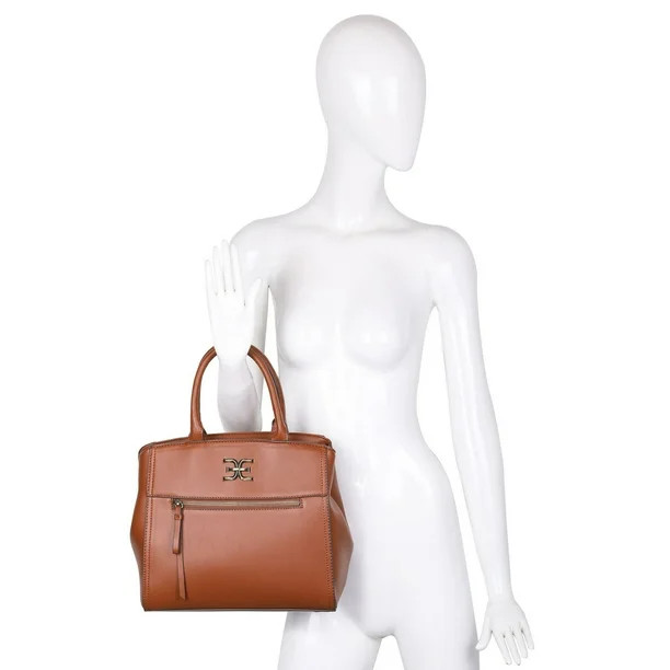 Sam Edelman Giana Satchel With Crossbody Handbag, Ivory | Walmart (US)