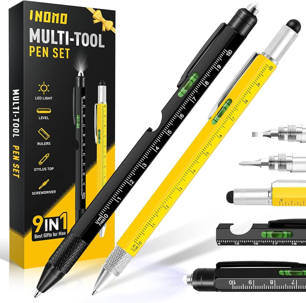 Stocking Stuffers for Men Adults, Gifts for Men, 9 in 1 Multitool Pen, Christmas Gifts for Men, D... | Amazon (US)
