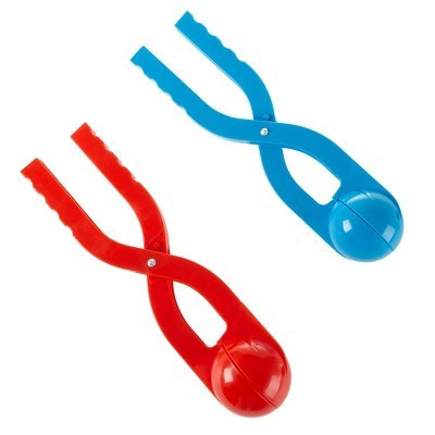 Toy Time Snowball Maker Tools With Handles - Set of 2, Blue and Red | Target