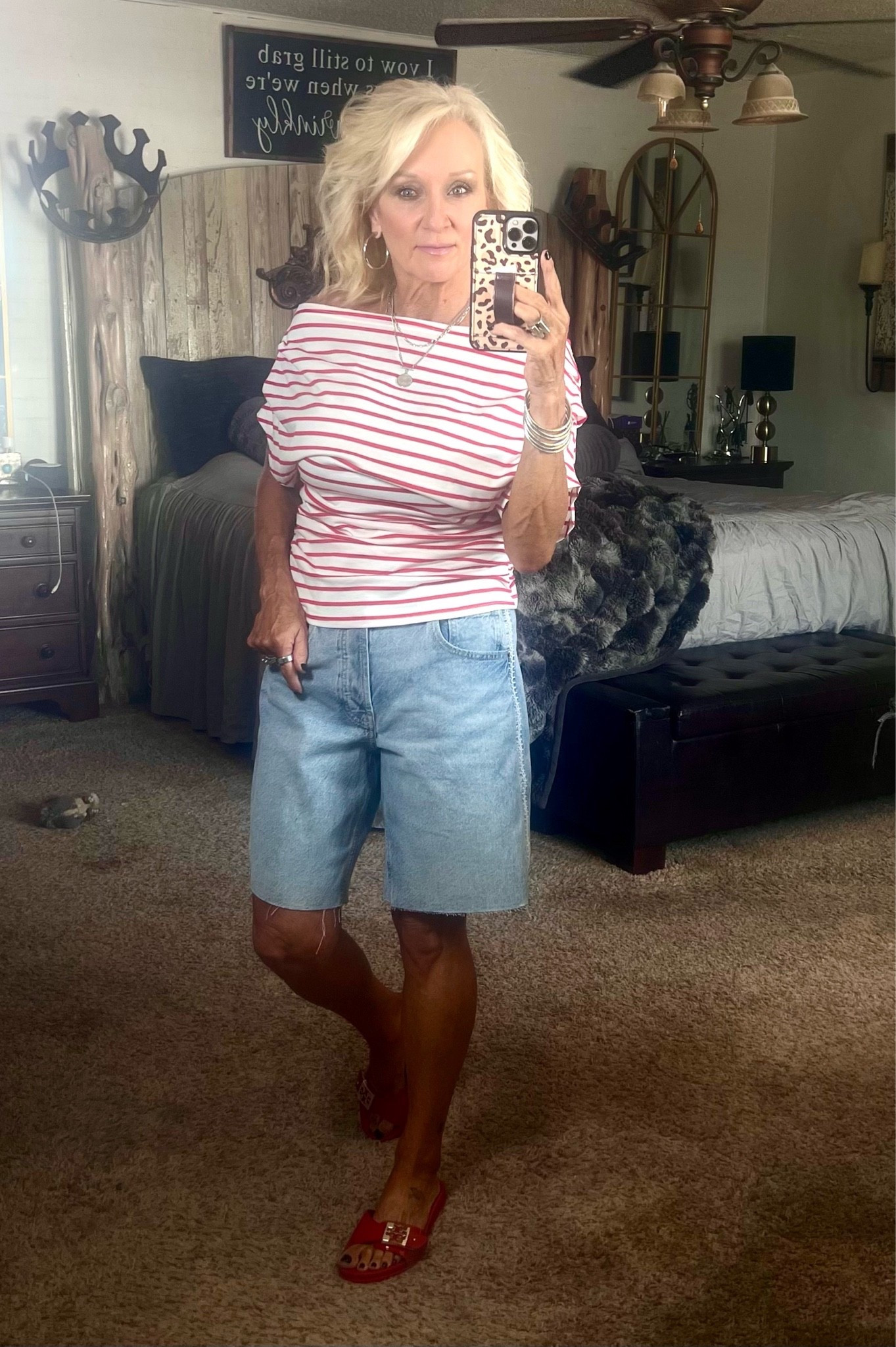 Loving Bermuda shorts this summer!

#LTKootd #LTKSeasonal #LTKActive