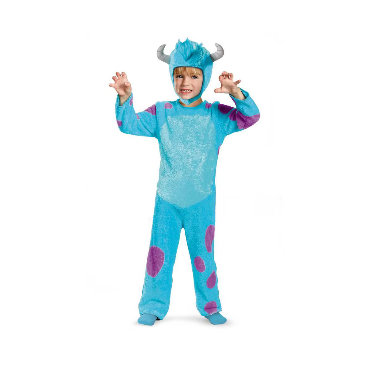 Disney Toddler Monster University Sulley Classic Costume Jumpsuit Blue | Target