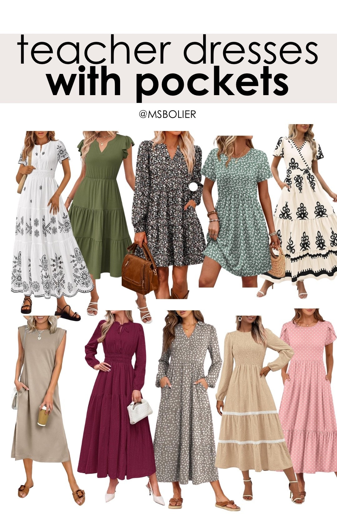teacher dresses with pockets on prime deals today!!

| teacher outfits | teacher fashion | amazon dress | womens fashion