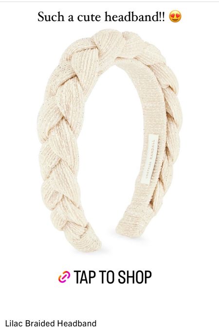 Loeffler Randall headband on sale! Such a great neutral headband to go with anything. A great gift for her under $50!

#LTKCyberweek #LTKunder50 #LTKHoliday
