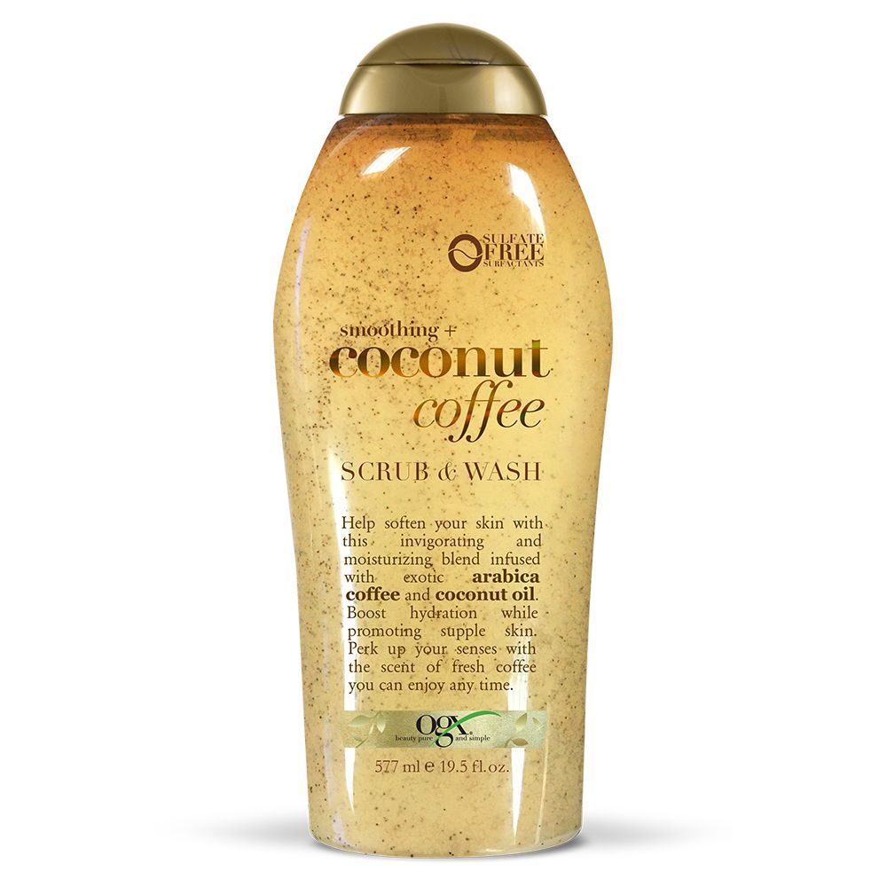 OGX Smoothing + Coconut Coffee Exfoliating Body Scrub with Arabica Coffee & Coconut Oil - 19.5 fl... | Target