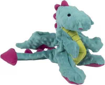 GoDog Dragons Chew Guard Dog Toy, Periwinkle, Large - Chewy.com | Chewy.com