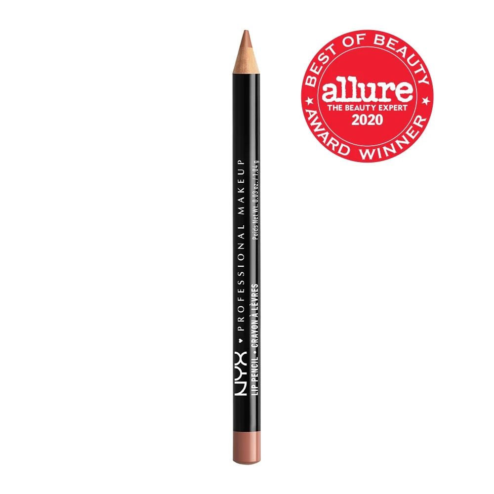 NYX Professional Makeup Slim Lip Pencil, Long-lasting Creamy lip liner, Natural, 0.035 oz. | Walmart (US)