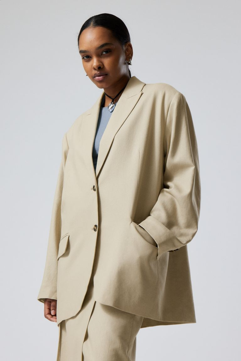Liv blazer in linnenmix | H&M (DE, AT, CH, NL, FI)
