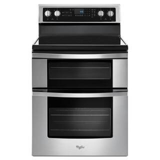 6.7 cu. ft. Double Oven Electric Range with True Convection in Stainless Steelby Whirlpool5354(21... | The Home Depot