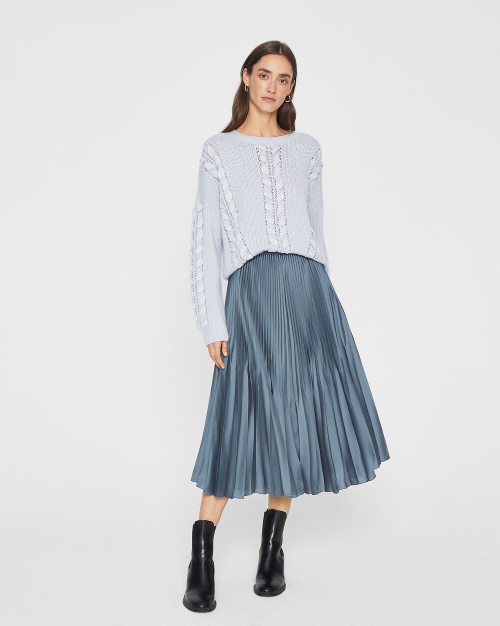 Angle Pleated Skirt | Club Monaco (Global)