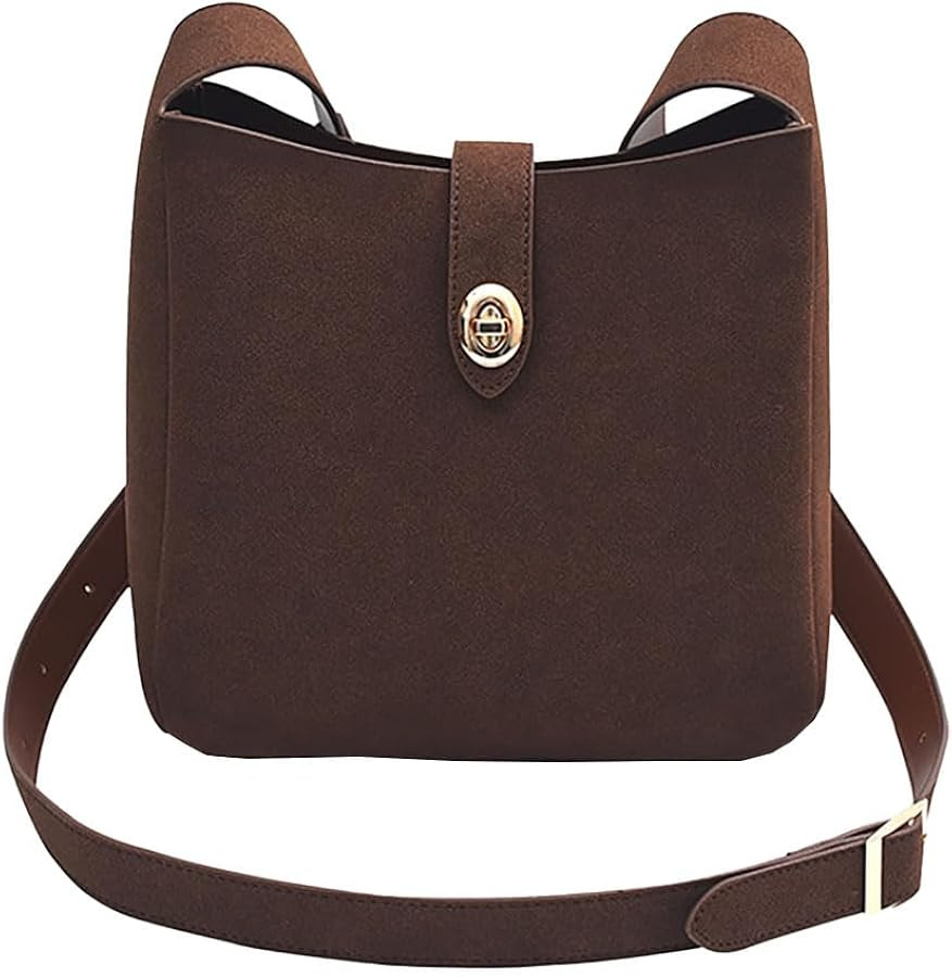 Women Vegan Leather Tote Bucket Bags Trendy Large Vintage Top Handle Hobo Purses Shoulder Handbag... | Amazon (US)