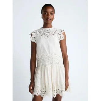 Scoop Women's and Women's Plus Crochet Mini Dress, Sizes XS-4X | Walmart (US)