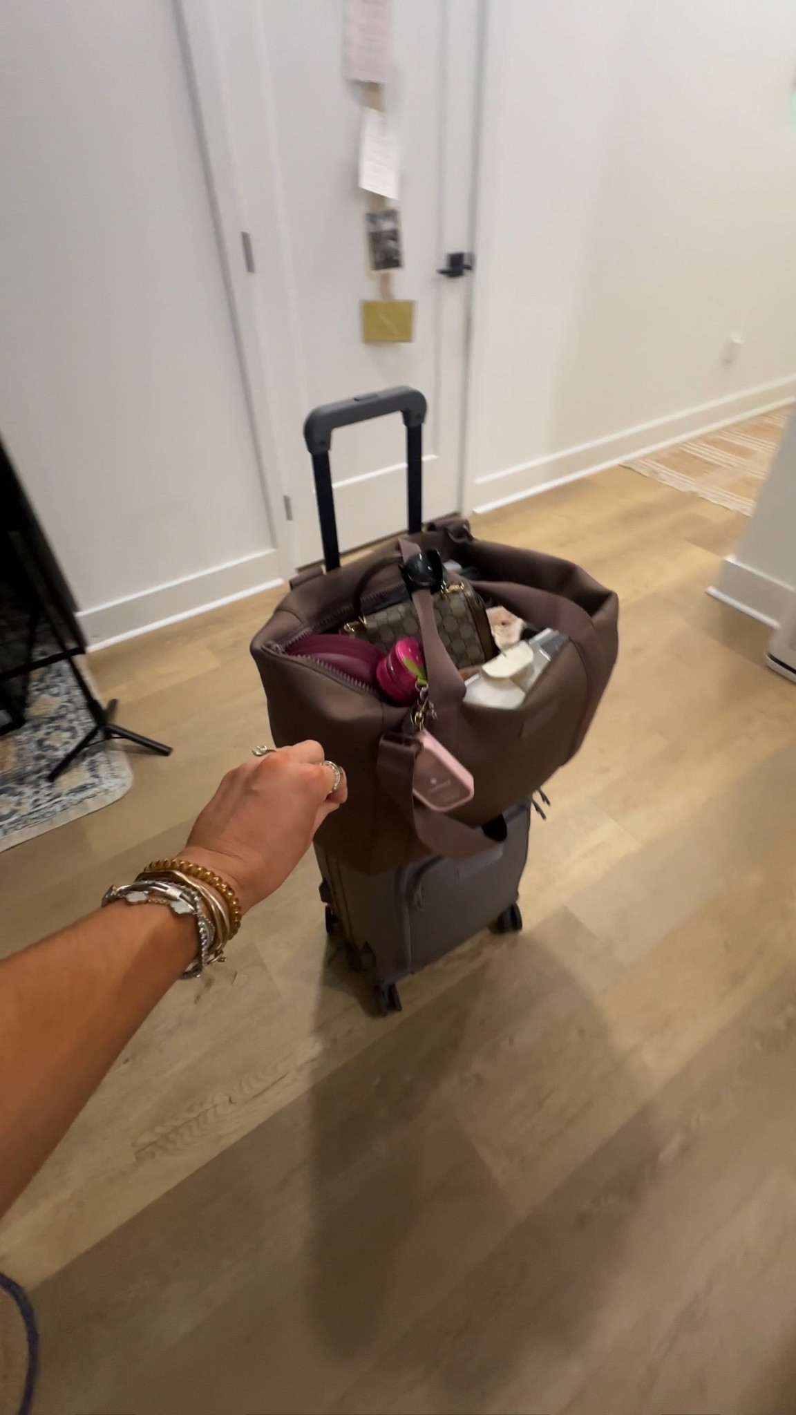 Today I’m traveling with my @Dagne Dover London carry all bag it’s the perfect under the seat bag and my Dagne Dover Seattle carry on suitcase luggage 

#LTKTravel #LTKvlog #LTKSeasonal