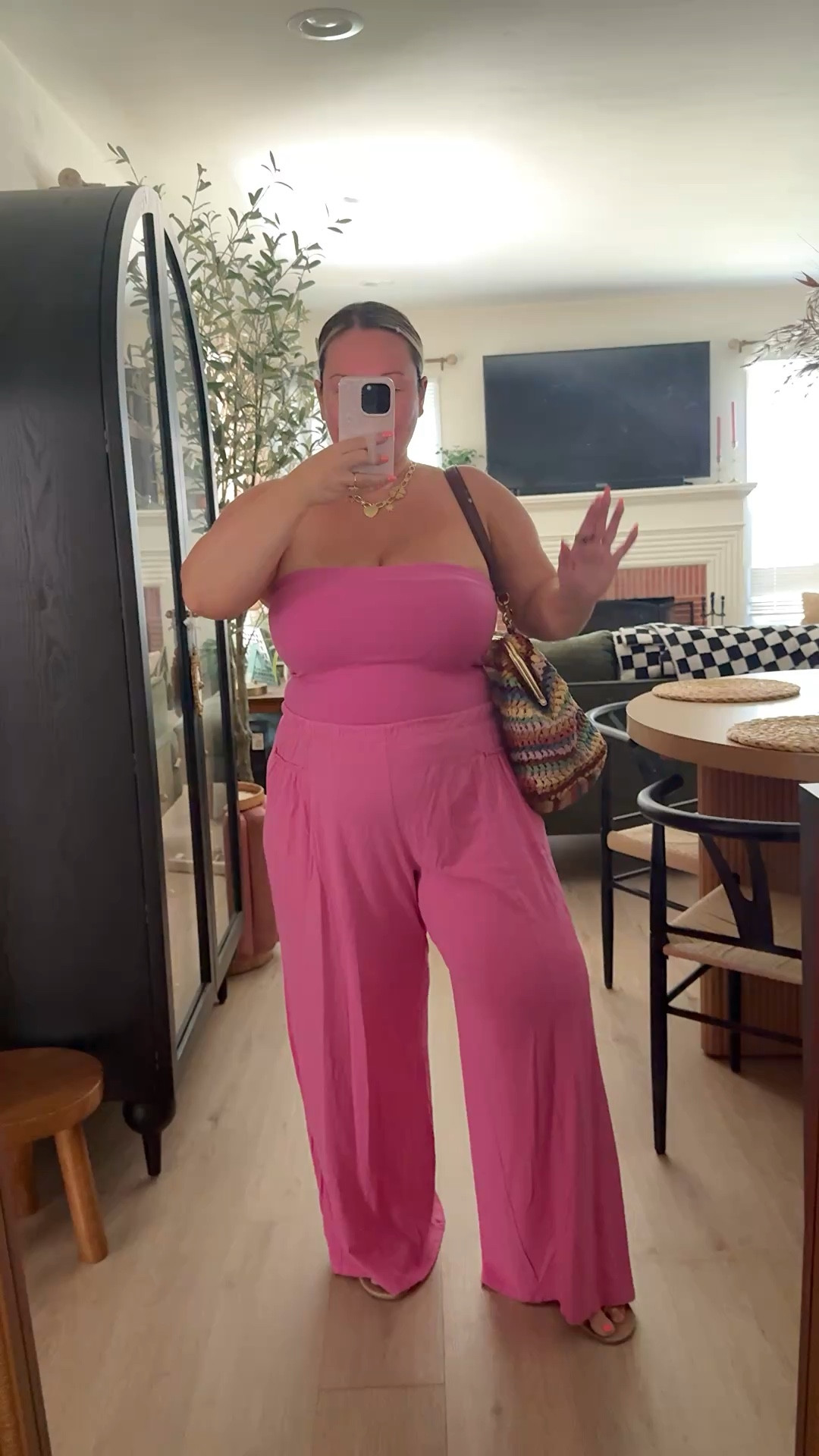 Casual errand outfit 
New @Aerie set for a monochromatic moment 
Tube top size LARGE (could do an XL) has a built in bra shelf 
Pants size MEDIUM SHORT (I sized down one) 

Mom style, weekend style, spring trends, summer outfit, summer style, casual style, matching set, spring outfit , mom outfit, millennial mom 

#LTKMidsize #LTKPetite #LTKootd