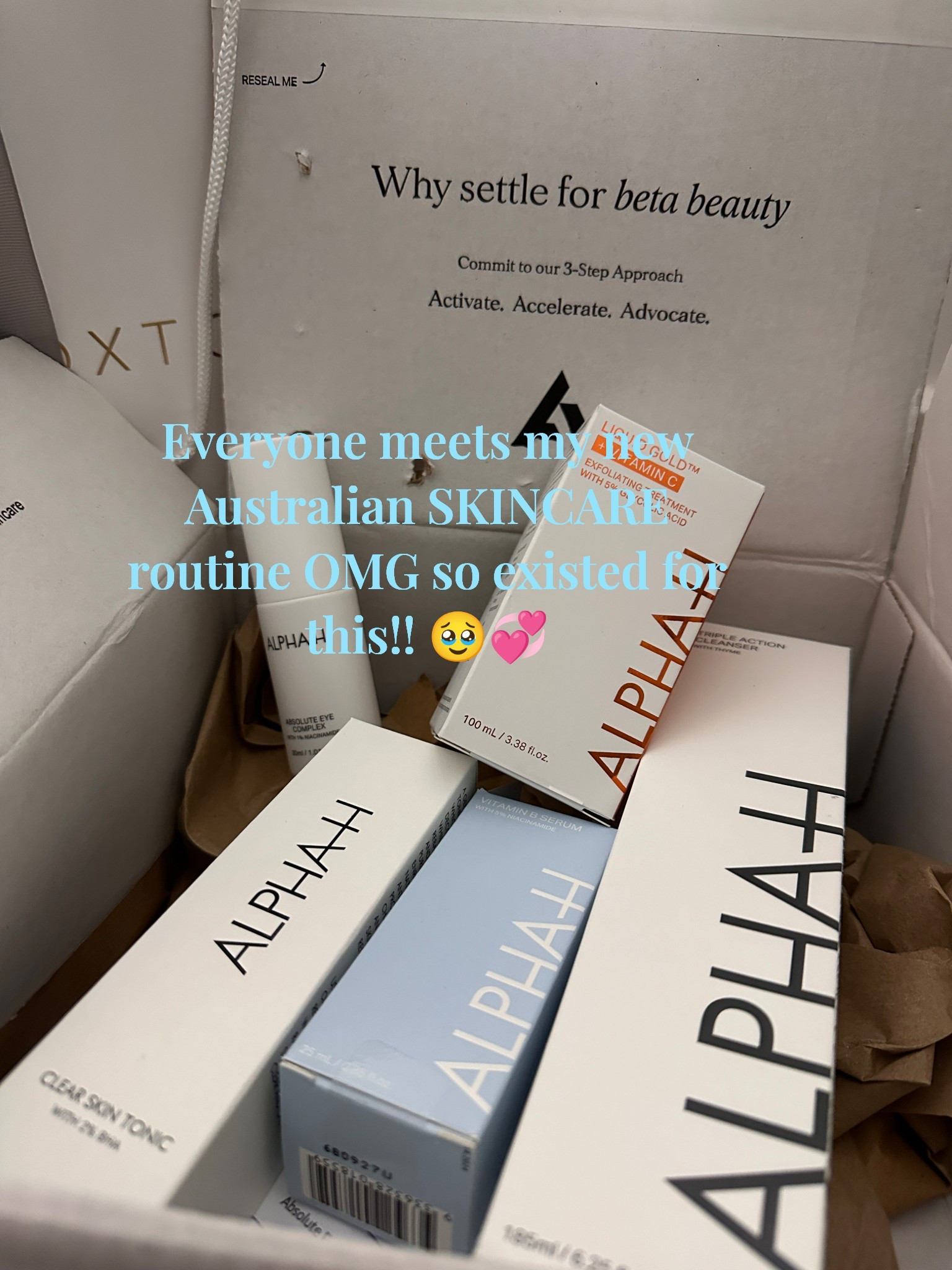 Everyone meets my new AUSTRALIAN skincare routine!!! OMG so existed to get Jacob elordi beauty 😂💞🥹