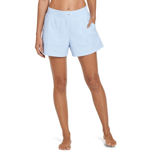 Jockey® Essentials Women's Organic Cotton Stretch Sleep Shorts, Sizes S-3X | Walmart (US)