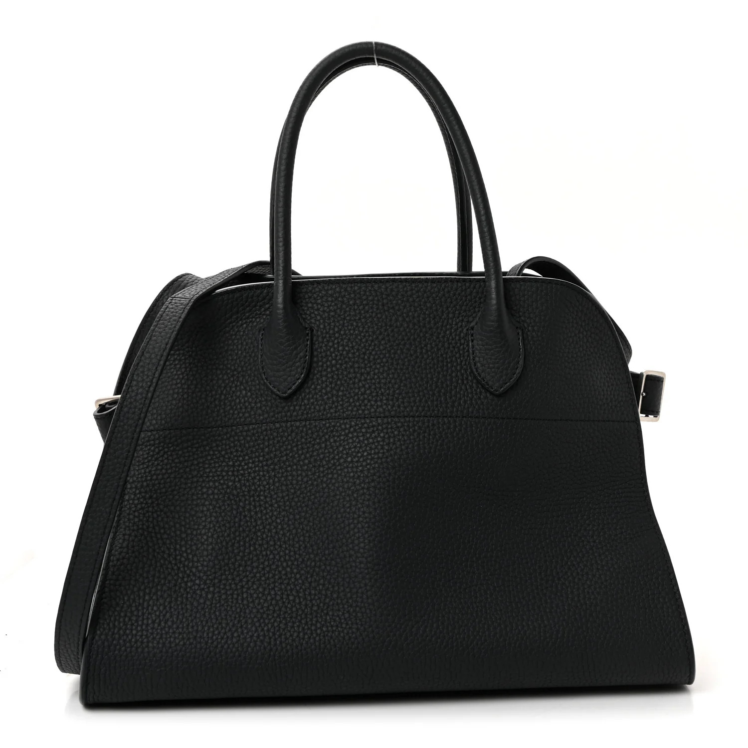 Matte Grained Calfskin Soft Margaux 12 Dark Navy | FASHIONPHILE (US)