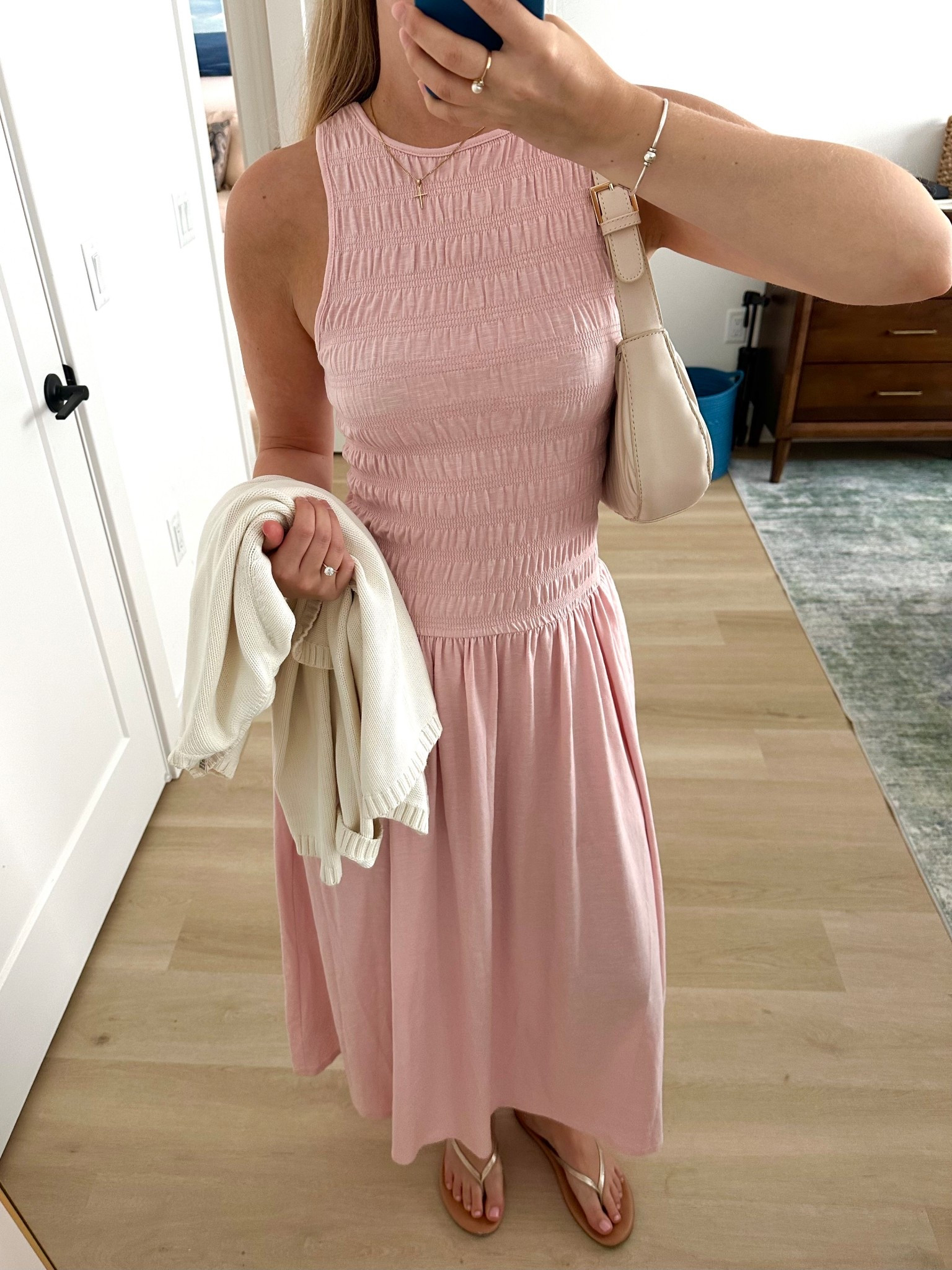 Sunday’s church outfit from yesterday - dress is Target & i sized up 1 

#LTKFindsUnder50 #LTKStyleTip #LTKSeasonal