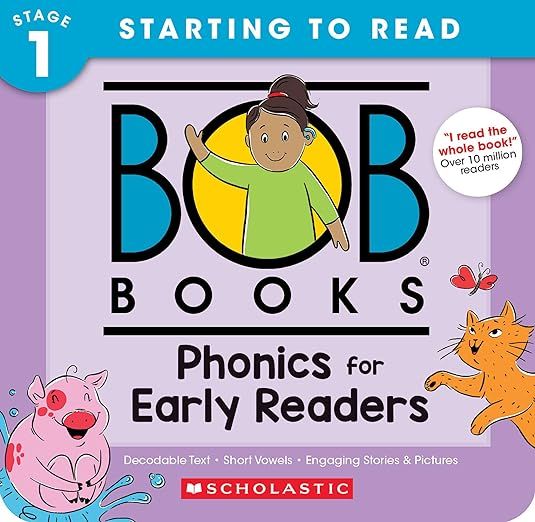 Bob Books - Phonics for Early Readers Box Set | Phonics, Ages 4 and up, Kindergarten (Stage 1: St... | Amazon (US)