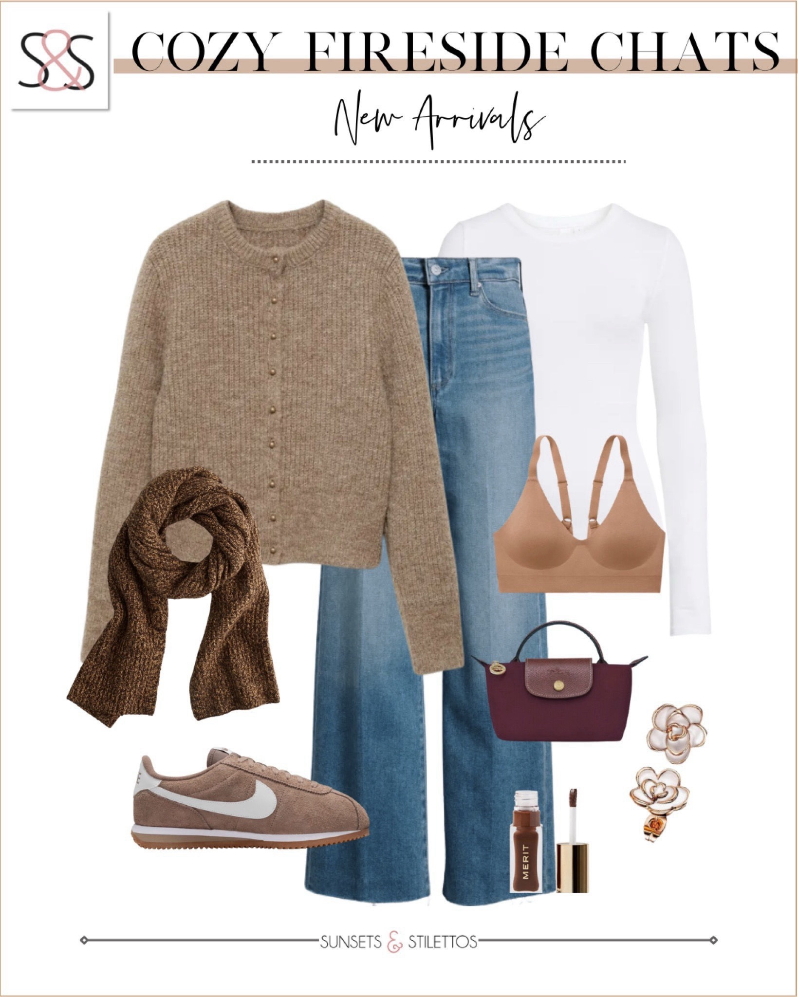 This mocha brown cardigan is a great layer with jeans and these mocha mousse Nike sneakers makes for a great casual work outfit too!

Sunsets and Stilettos, workwear, travel outfit 

#LTKFindsUnder100 #LTKOver40 #LTKStyleTip