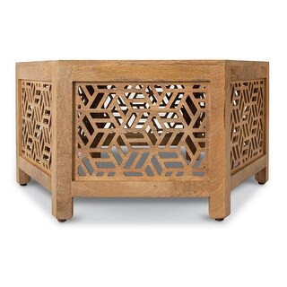 Edgemod Hex Coffee Table - Natural - Wood | Bed Bath & Beyond
