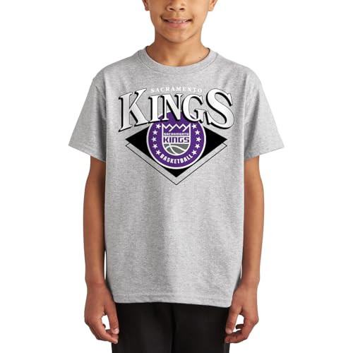 Junk Food NBA - Sacramento Kings - Court Classic - Officially Licensed Youth Short Sleeve Fan Tee for Boys and Girls | Amazon (US)