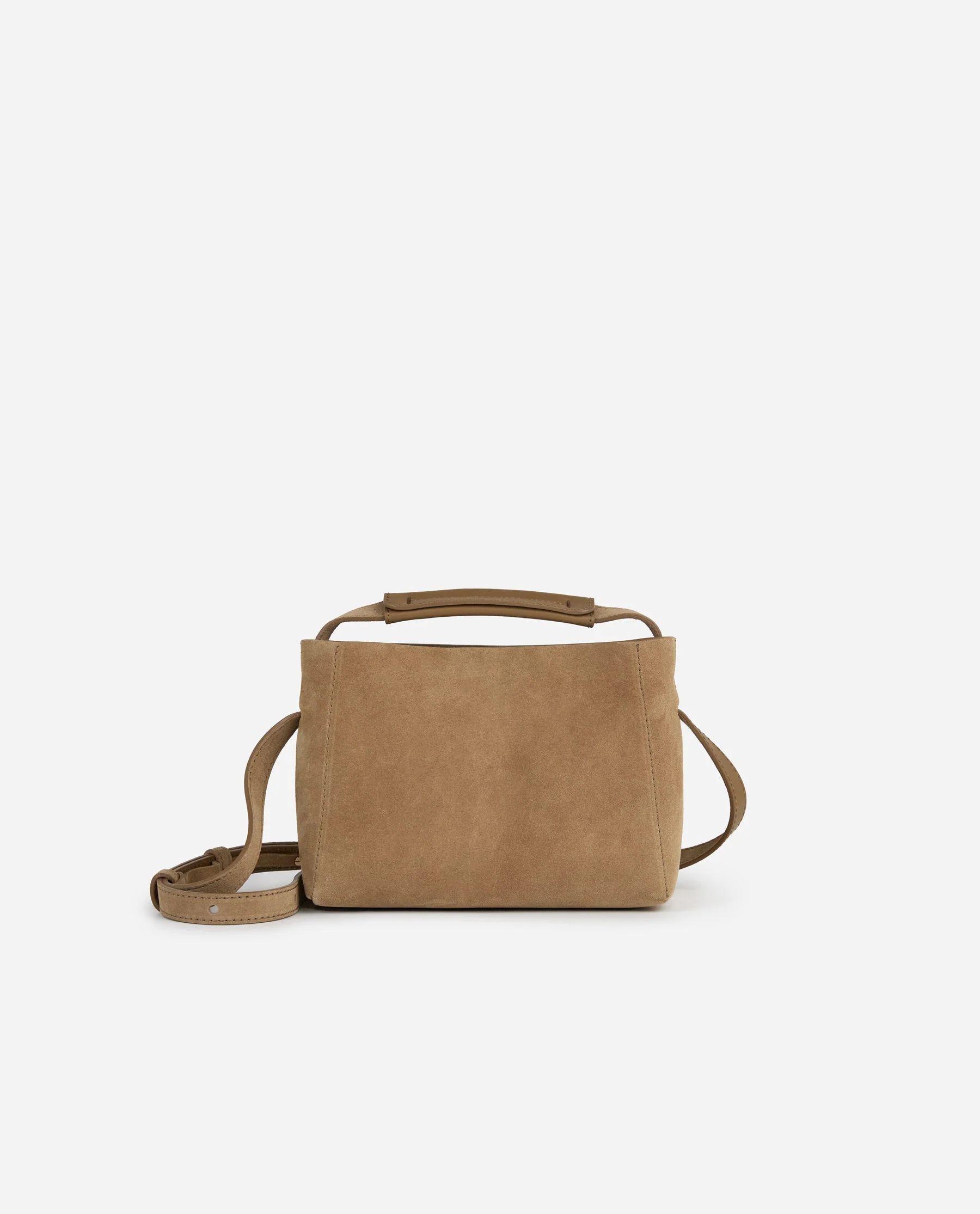 Hedda Mini Handbag Suede Sand | Flattered