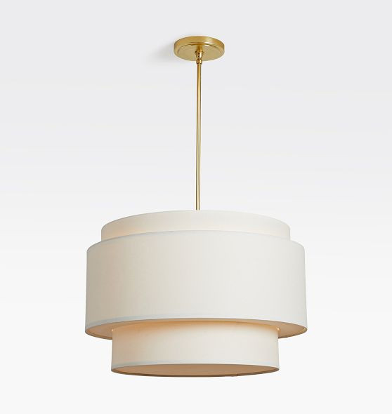 Tiered Drum 24" Pendant | Rejuvenation