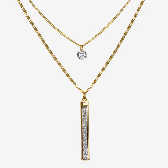 Delicates by Bijoux Bar Gold Tone 30 Inch Bar Strand Necklace | JCPenney