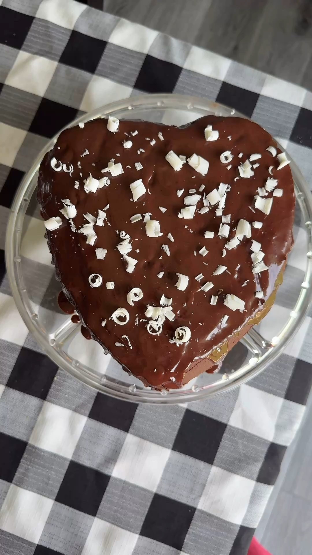 Have you tried making a layered cake? I haven’t made any in a heart shape before, so it was a fun little project. 🤍
.
.
.
.
#cakedecorating #heartshapedcake #layeredcake #cakefromscratch #homemadecake🎂❤️  cake stand, glass cake stand

#LTKHome